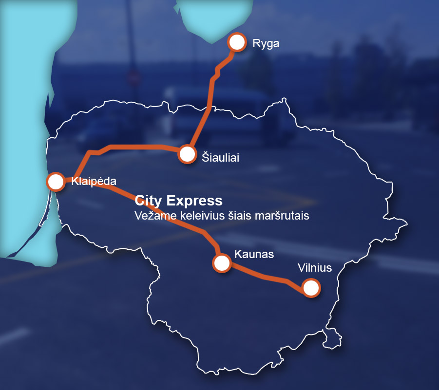 City expresss - Vilnius Klaipėda